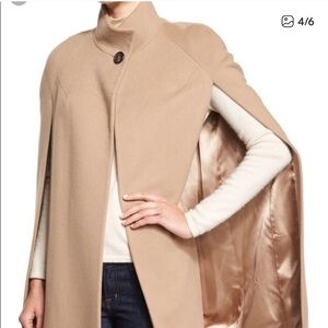 Fleurette Camel Cape Coat